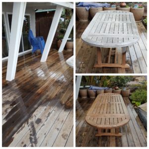 Wood deck cleaning- Softwash vs. pressure wash